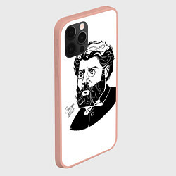 Чехол для iPhone 12 Pro Max Georges Bizet, цвет: 3D-светло-розовый — фото 2