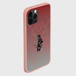 Чехол для iPhone 12 Pro Max Geisha X samurai, цвет: 3D-светло-розовый — фото 2