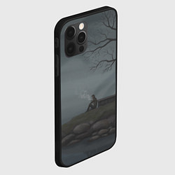 Чехол для iPhone 12 Pro Max Мистический остров, цвет: 3D-черный — фото 2
