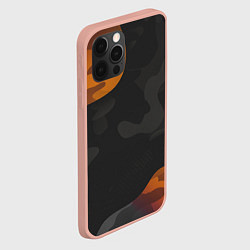 Чехол для iPhone 12 Pro Max Необычный камуфляж, цвет: 3D-светло-розовый — фото 2