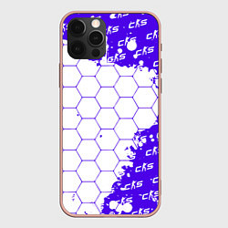 Чехол для iPhone 12 Pro Max Counter Strike 2 Pattern, цвет: 3D-светло-розовый