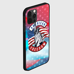 Чехол для iPhone 12 Pro Max American freedom, цвет: 3D-черный — фото 2