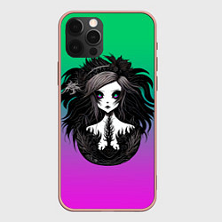 Чехол для iPhone 12 Pro Max Сумеречная принцесса, цвет: 3D-светло-розовый