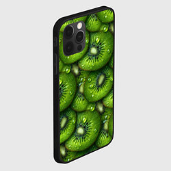 Чехол для iPhone 12 Pro Max Сочная текстура из киви, цвет: 3D-черный — фото 2