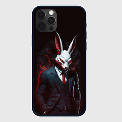 Чехол для iPhone 12 Pro Max Devil rabbit, цвет: 3D-черный