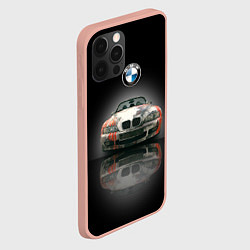 Чехол для iPhone 12 Pro Max Немецкий люксовый кабриолет BMW Z4, цвет: 3D-светло-розовый — фото 2