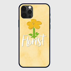 Чехол для iPhone 12 Pro Max Florist with a flower, цвет: 3D-черный