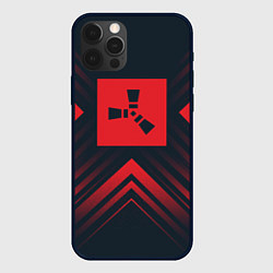 Чехол для iPhone 12 Pro Max Символ Rust, цвет: 3D-черный