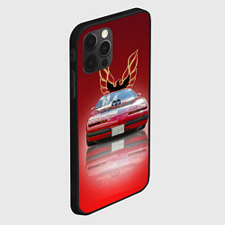 Чехол для iPhone 12 Pro Max Американский спорткар Pontiac Firebird, цвет: 3D-черный — фото 2