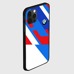 Чехол для iPhone 12 Pro Max BMW m colors, цвет: 3D-черный — фото 2