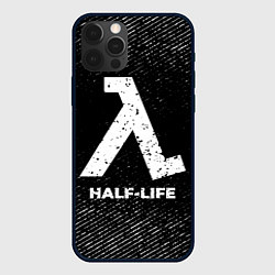 Чехол для iPhone 12 Pro Max Half-Life с потертостями на темном фоне, цвет: 3D-черный