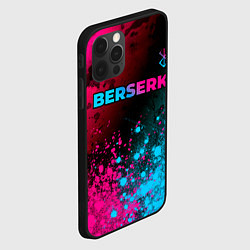 Чехол для iPhone 12 Pro Max Berserk - neon gradient: символ сверху, цвет: 3D-черный — фото 2