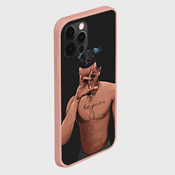 Чехол для iPhone 12 Pro Max XXXTentacion арт, цвет: 3D-светло-розовый — фото 2