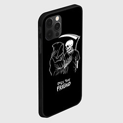 Чехол для iPhone 12 Pro Max Only true friend, цвет: 3D-черный — фото 2