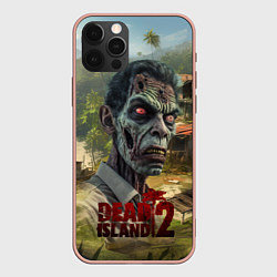 Чехол для iPhone 12 Pro Max Zombie dead island 2, цвет: 3D-светло-розовый