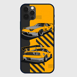 Чехол для iPhone 12 Pro Max Nissan 180sx art, цвет: 3D-черный