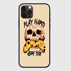 Чехол для iPhone 12 Pro Max Играй или умри, цвет: 3D-черный