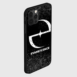Чехол для iPhone 12 Pro Max Evanescence с потертостями на темном фоне, цвет: 3D-черный — фото 2