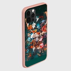 Чехол для iPhone 12 Pro Max Сказочный олень Акварель, цвет: 3D-светло-розовый — фото 2