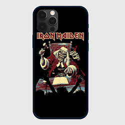 Чехол для iPhone 12 Pro Max Iron Maiden - судья, цвет: 3D-черный