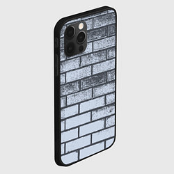 Чехол для iPhone 12 Pro Max Grey wall, цвет: 3D-черный — фото 2