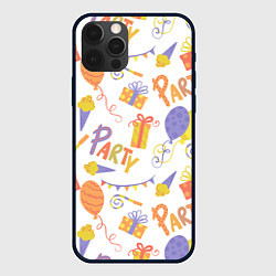 Чехол для iPhone 12 Pro Max Party style, цвет: 3D-черный