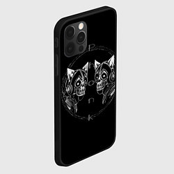 Чехол для iPhone 12 Pro Max Neko skeletons phonk, цвет: 3D-черный — фото 2