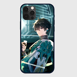 Чехол для iPhone 12 Pro Max Дань Хэн в общем вагоне, цвет: 3D-черный