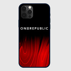 Чехол для iPhone 12 Pro Max OneRepublic red plasma, цвет: 3D-черный