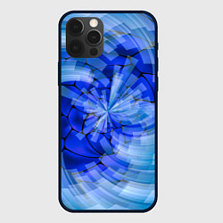 Чехол для iPhone 12 Pro Max Геометрическое цунами, цвет: 3D-черный