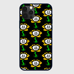 Чехол для iPhone 12 Pro Max Undertale - flowey smile, цвет: 3D-черный