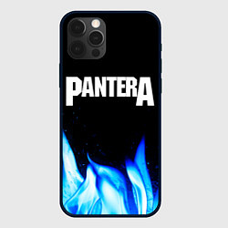 Чехол для iPhone 12 Pro Max Pantera blue fire, цвет: 3D-черный