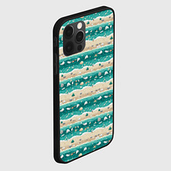 Чехол для iPhone 12 Pro Max Ракушки и море, цвет: 3D-черный — фото 2