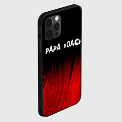 Чехол для iPhone 12 Pro Max Papa Roach red plasma, цвет: 3D-черный — фото 2