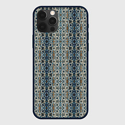 Чехол для iPhone 12 Pro Max Мраморные цепи, цвет: 3D-черный