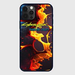 Чехол для iPhone 12 Pro Max Cyberpunk 2077 phantom fire, цвет: 3D-черный