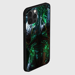 Чехол для iPhone 12 Pro Max Киберпанк торс, цвет: 3D-черный — фото 2