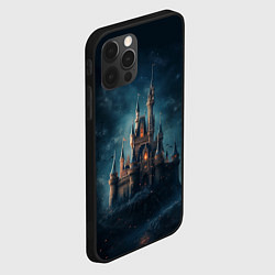 Чехол для iPhone 12 Pro Max Сказочный замок: арт нейросети, цвет: 3D-черный — фото 2