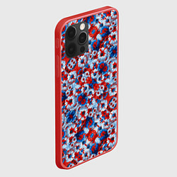 Чехол для iPhone 12 Pro Max Цветы России, цвет: 3D-красный — фото 2