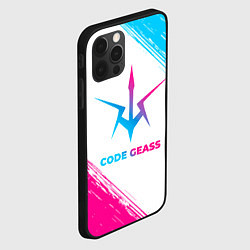 Чехол для iPhone 12 Pro Max Code Geass neon gradient style, цвет: 3D-черный — фото 2