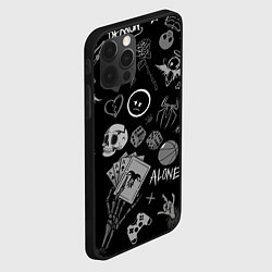 Чехол для iPhone 12 Pro Max Sad art, цвет: 3D-черный — фото 2