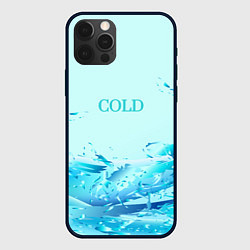 Чехол для iPhone 12 Pro Max Cold, цвет: 3D-черный