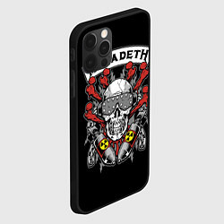 Чехол для iPhone 12 Pro Max Megadeth - ядерный череп, цвет: 3D-черный — фото 2