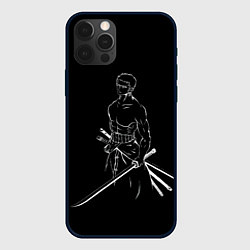 Чехол для iPhone 12 Pro Max Roronoa Zoro - One Piece, цвет: 3D-черный