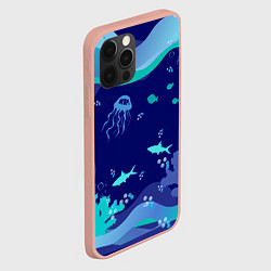 Чехол для iPhone 12 Pro Max На глубине, цвет: 3D-светло-розовый — фото 2