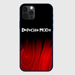 Чехол для iPhone 12 Pro Max Depeche Mode red plasma, цвет: 3D-черный