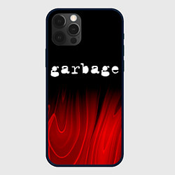 Чехол для iPhone 12 Pro Max Garbage red plasma, цвет: 3D-черный