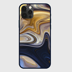 Чехол для iPhone 12 Pro Max Fantasy waves, цвет: 3D-черный