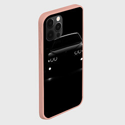 Чехол для iPhone 12 Pro Max BMW in the dark, цвет: 3D-светло-розовый — фото 2