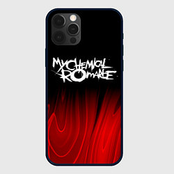 Чехол для iPhone 12 Pro Max My Chemical Romance red plasma, цвет: 3D-черный